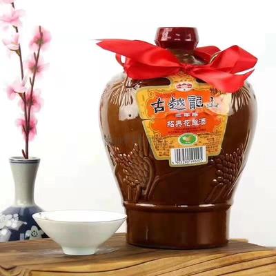 古越龙山三年陈花雕黄酒1L