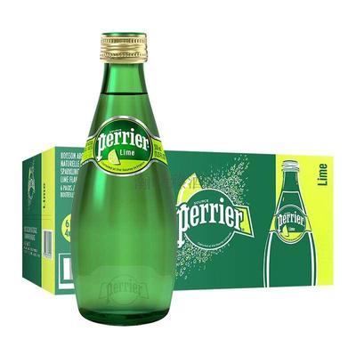 巴黎水青柠味天然矿泉水330ML