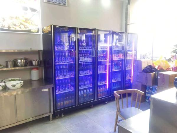 合肥龙虾店进口啤酒终端陈列柜子
