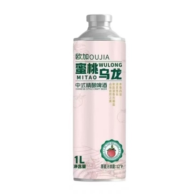 蜜桃乌龙中式精酿茶啤1L