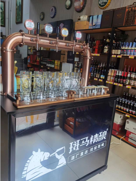 合肥斑马精酿啤酒超市终端照